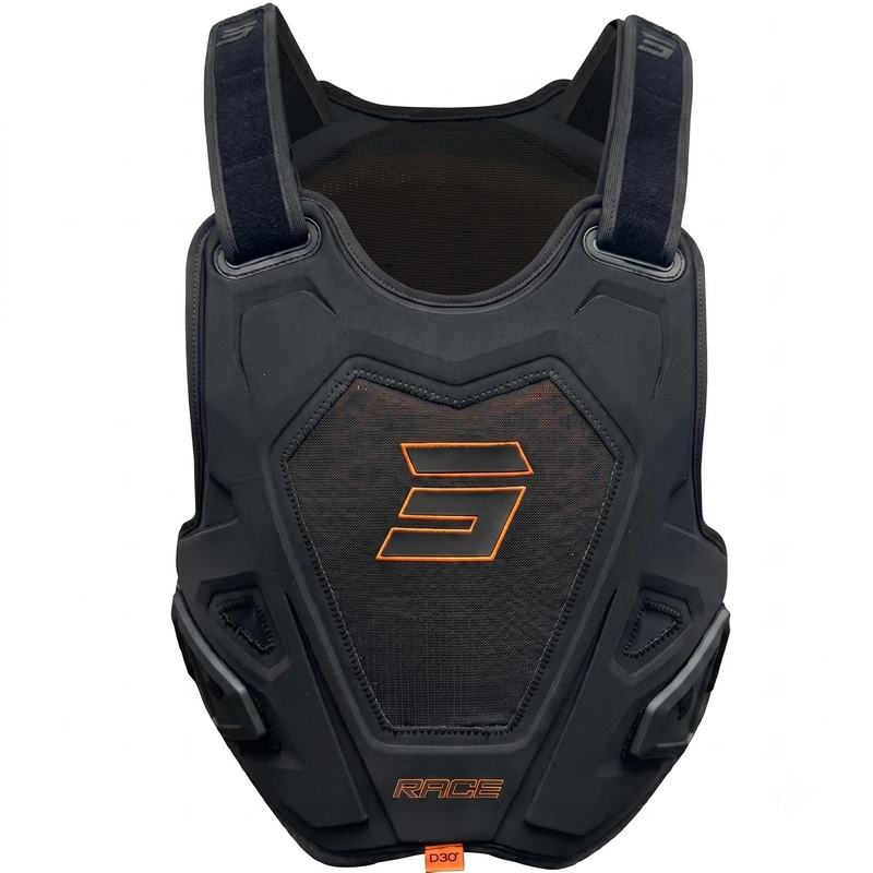 Shot Race Evo D3O® Brystbeskytter Sort