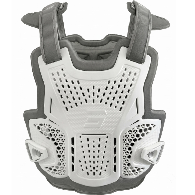 Shot Airflow EVO brystbeskytter hvid