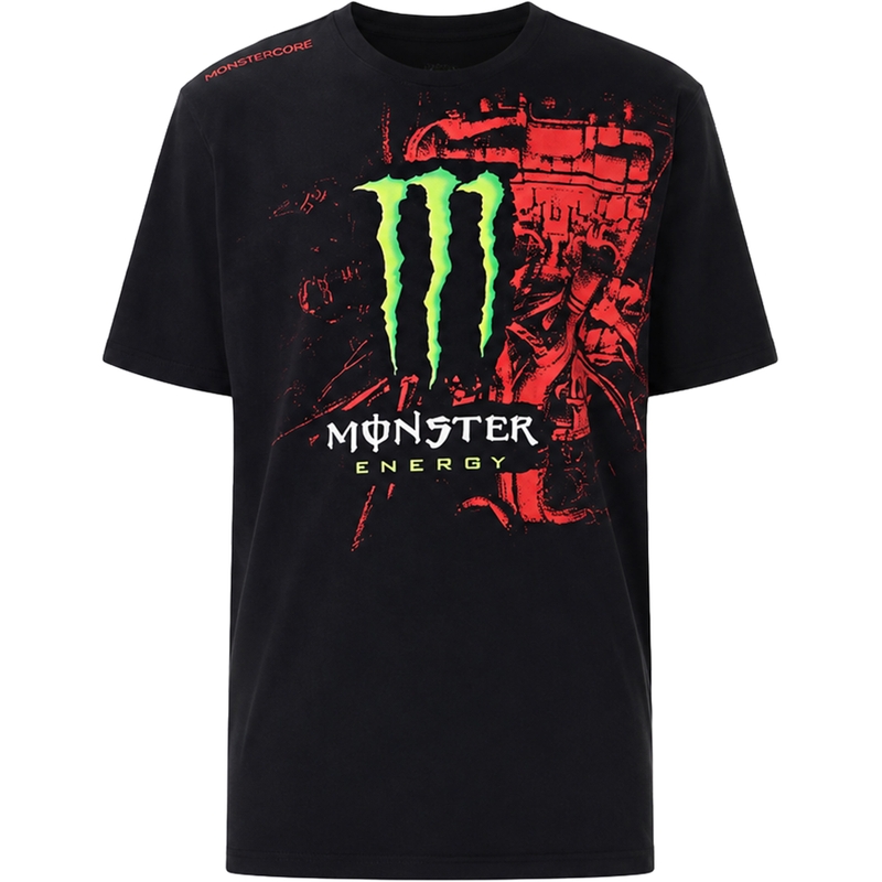 Ducati dual Monster T-shirt sort