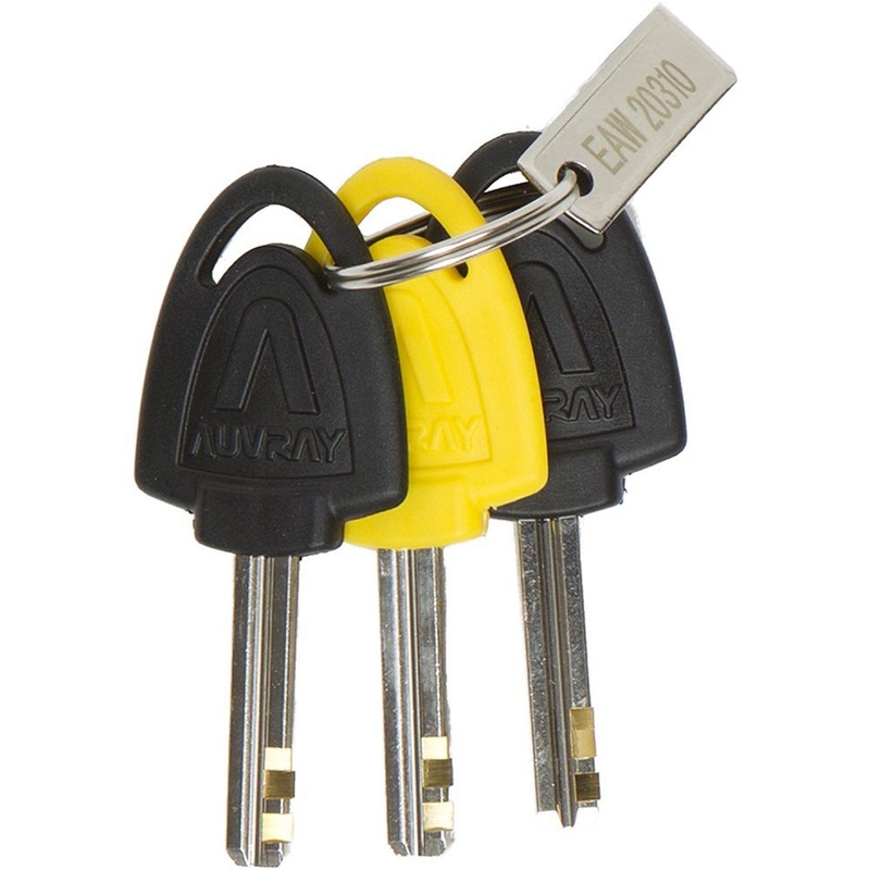 Bremseskivelås Auvray B-Lock 10 Alarm 120 dB gul