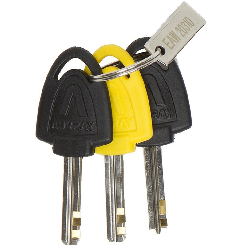 Auvray B-Lock 14 bremseskivelås med alarm, sort