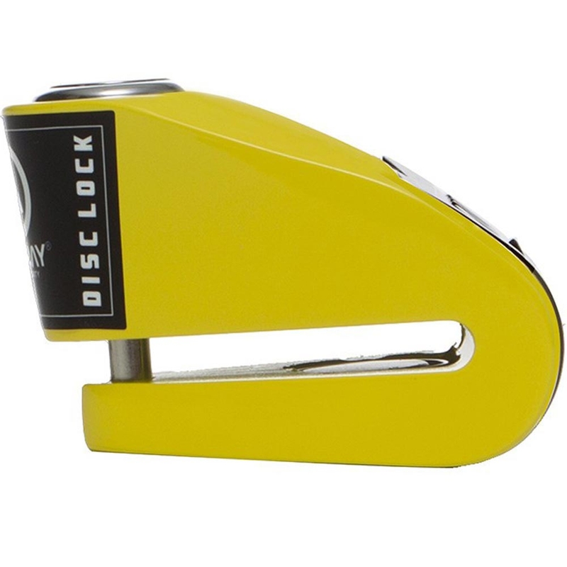 Auvray B-Lock 06 bremseskivelås med 120 dB alarm, gul
