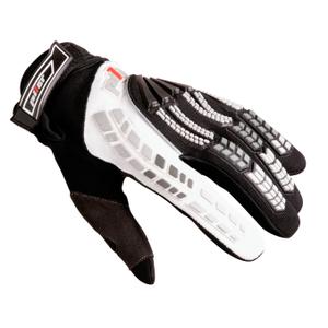 MX-motorcykelhandsker Pilot sort/hvid