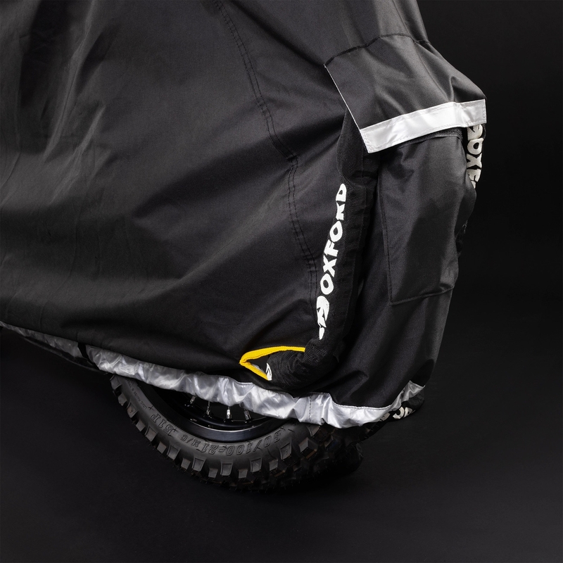 Oxford Stormex Pro motorcykelovertræk (med bagagerum) sort