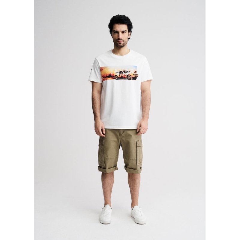 Dakar Ride B T-shirt hvid