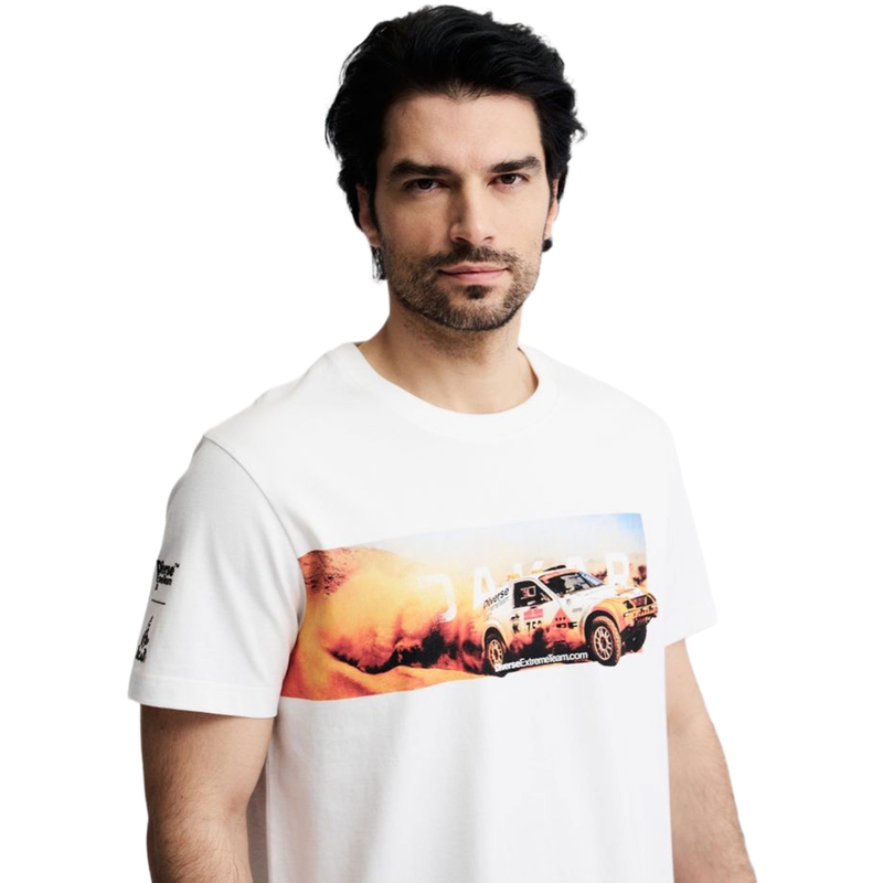 Dakar Ride B T-shirt hvid