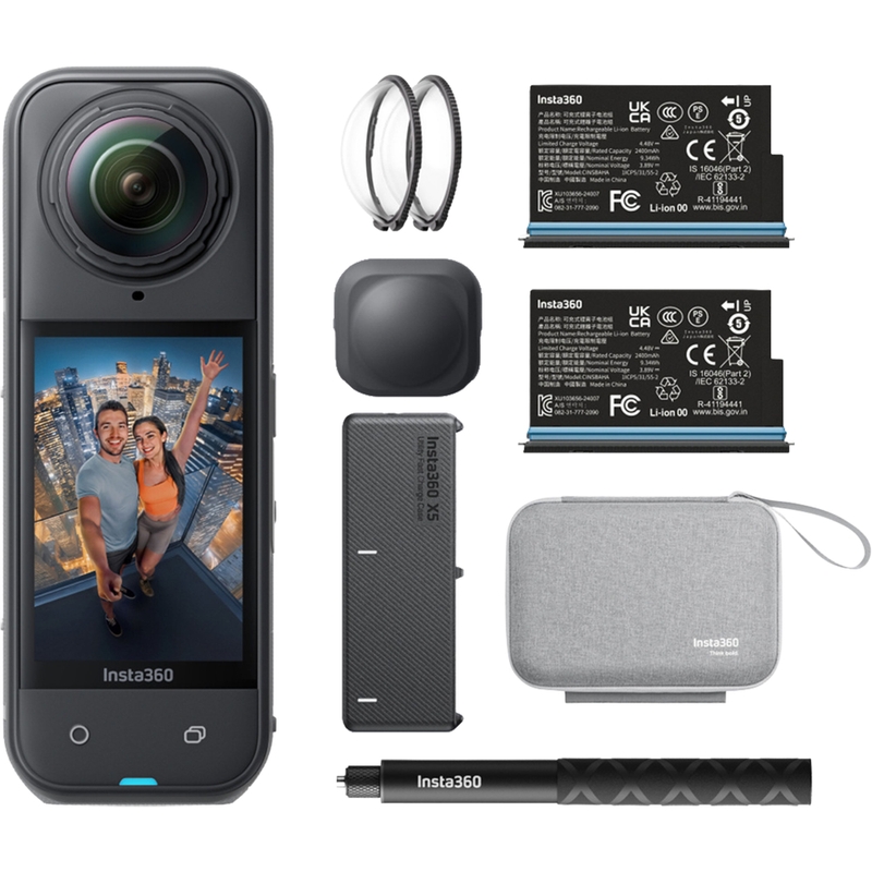 Insta360 X5 Essentials Bundle Actionkamera Sort