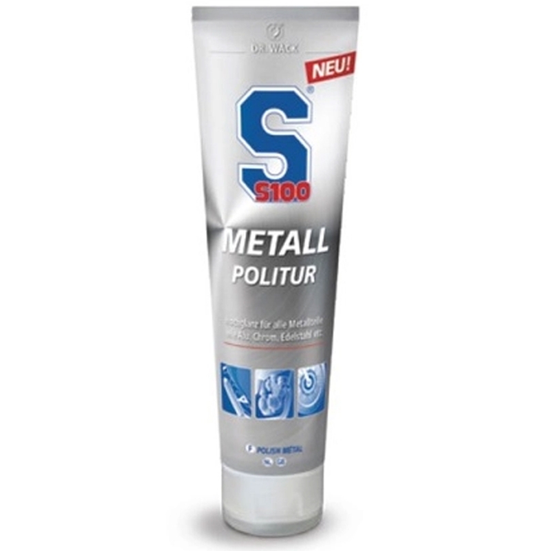 Polish til krom, aluminium og metaloverflader S100 100 ml