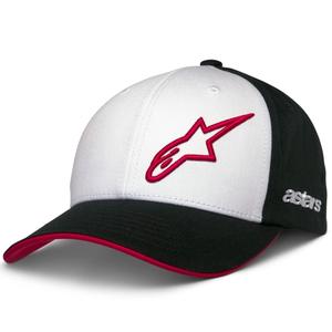 Alpinestars Sessionized Snapback-kasket hvid-sort-rød
