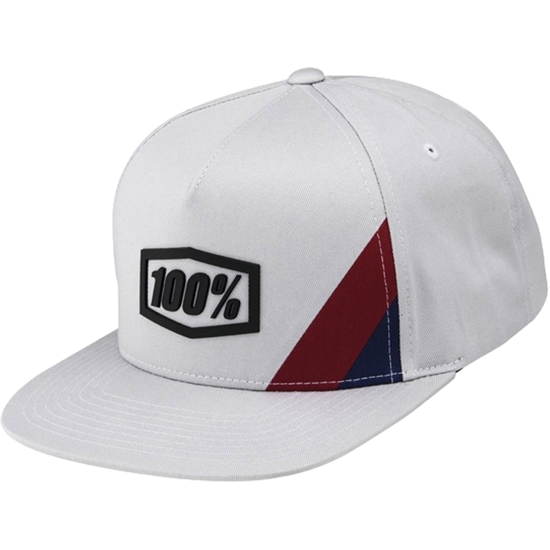100% Cornerstone Snapback-kasket hvid