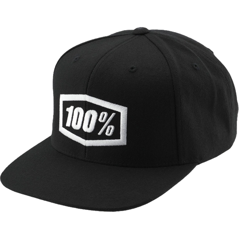 Børnekasket 100% Icon Snapback sort