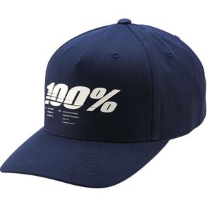 Kasket 100% Staunch Snapback blå