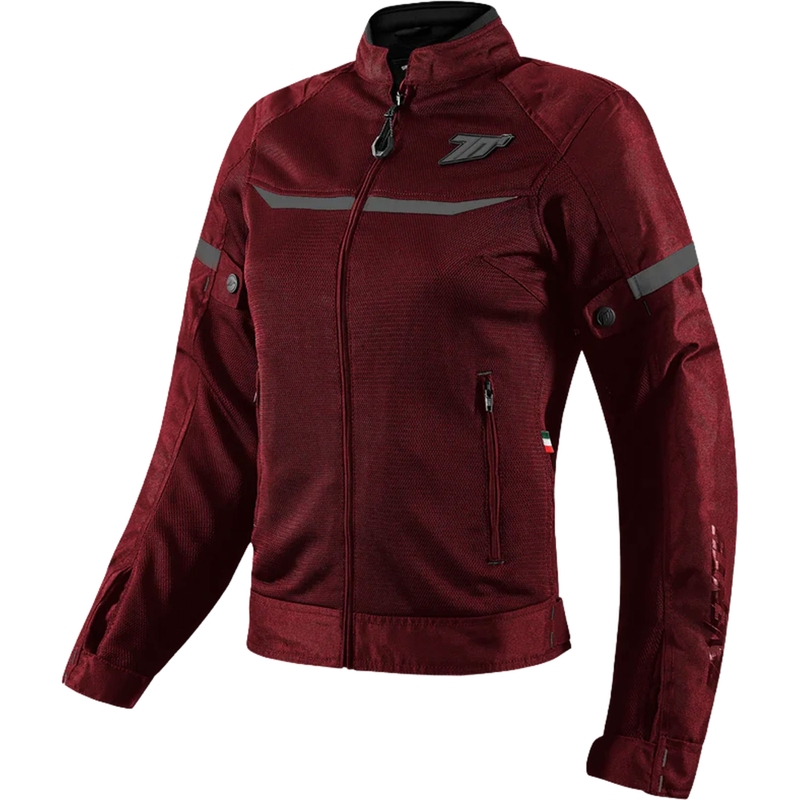 Dame motorcykeljakke SEVENTY DEGREES SD-JR30.2 Mojave bordeaux