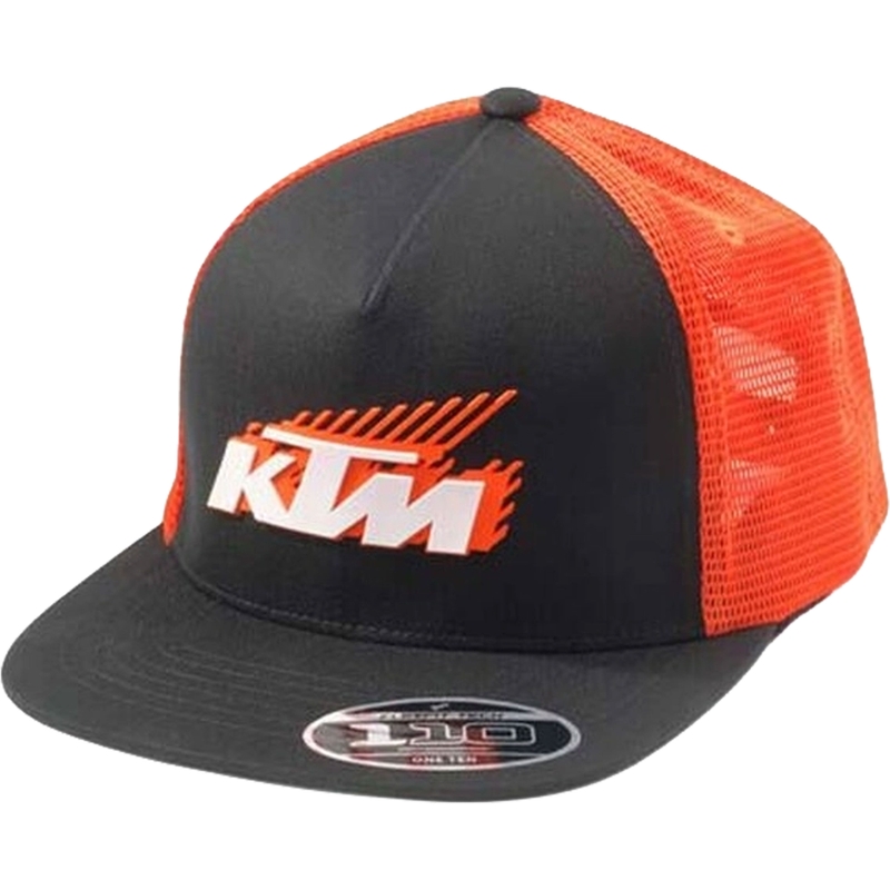 KTM MX Trucker-kasket sort-orange