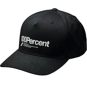 100% Manifesto Snapback kasket sort