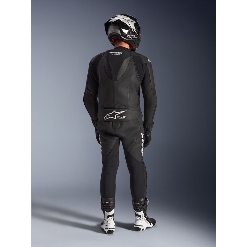 Alpinestars GP Force V2 læderdragt, sort/hvid