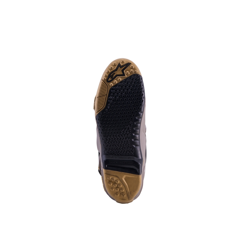 Motorcykelstøvler Alpinestars TECH 10 Limited Edition AIR GOLD, Brun/Guld