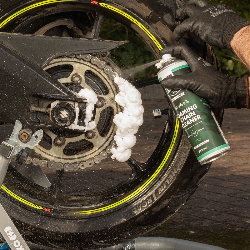Skumkæderens til motorcykler/cykler MINT 500 ml