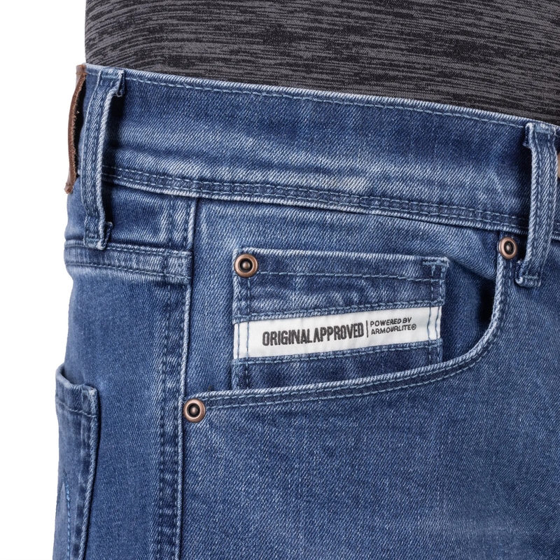 Oxford Original Approved Tailor AA Motorcykeljeans Lyseblå