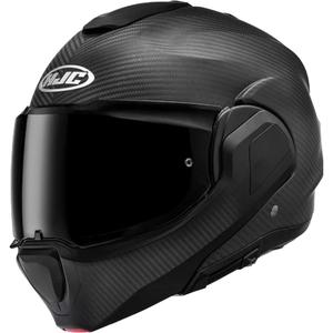 Flip-up motorcykelhjelm HJC F100 CARBON matsort