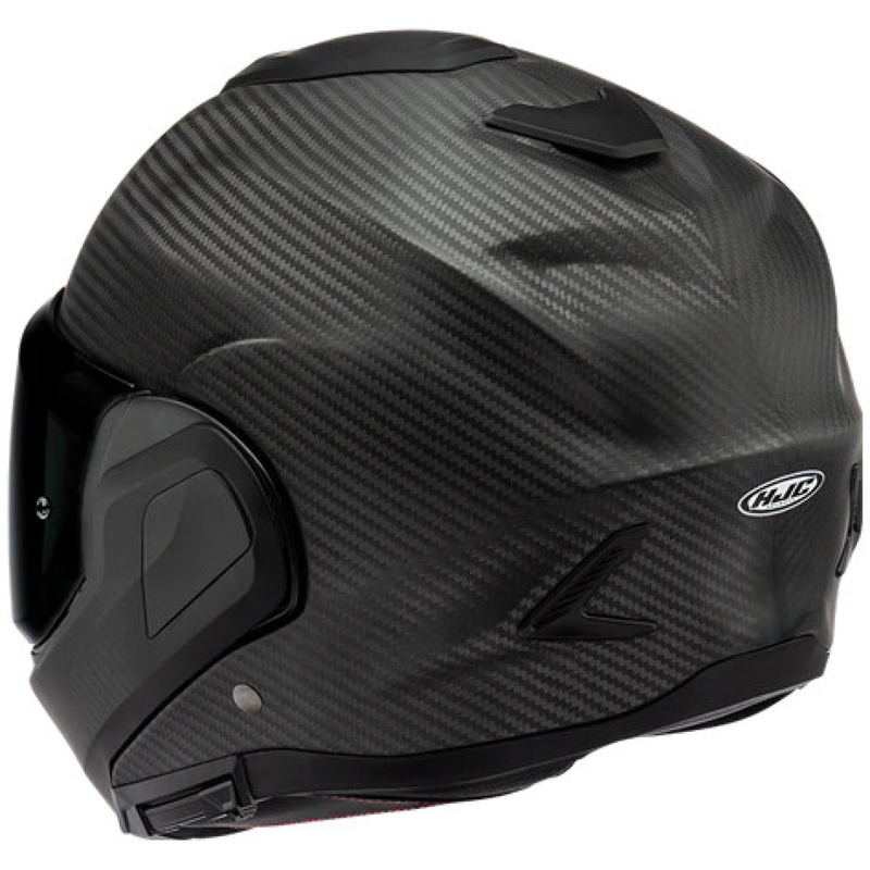 Flip-up motorcykelhjelm HJC F100 CARBON matsort