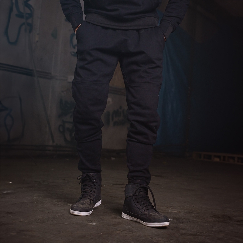 Oxford Armourlite AA Joggers Sorte Motorcykel Cropped Bukser