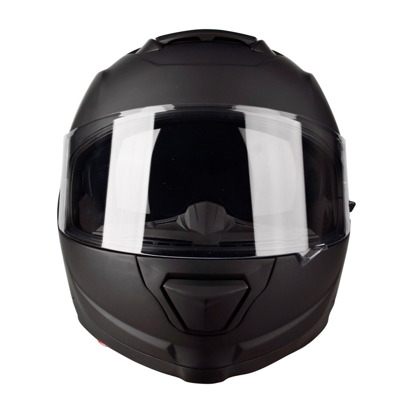 Lazer Rafale Z-Line integreret motorcykelhjelm sort mat udsalg