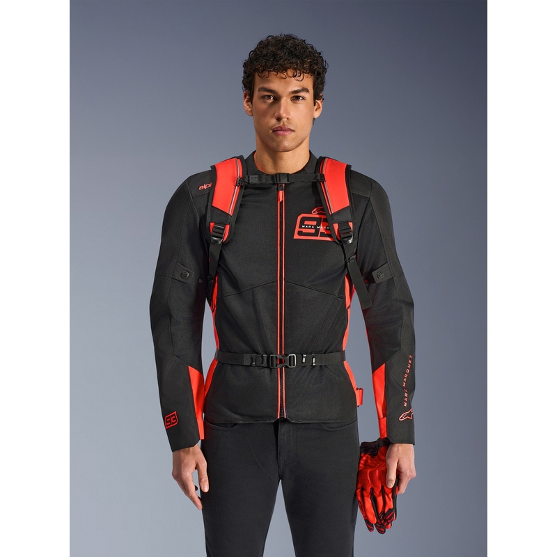 Alpinestars AMP-3 MM93 rygsæk rød fluo-rød-sort 17 l