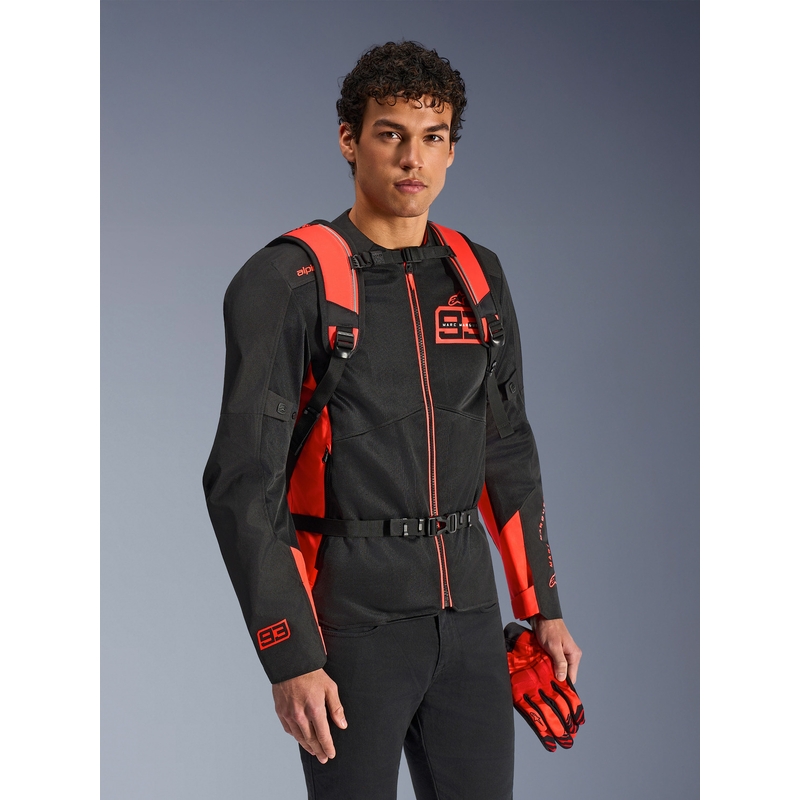 Alpinestars AMP-3 MM93 rygsæk rød fluo-rød-sort 17 l