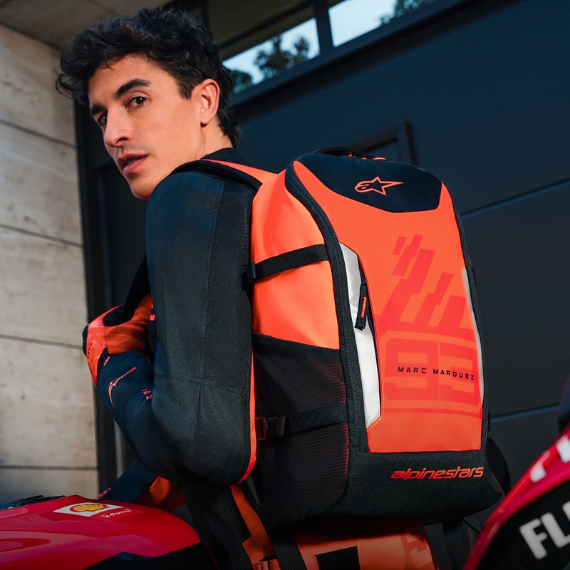 Alpinestars AMP-3 MM93 rygsæk rød fluo-rød-sort 17 l