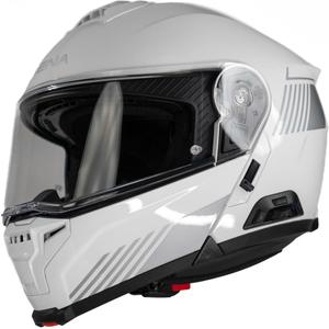 Flip-up motorcykelhjelm med headset SENA Specter hvid