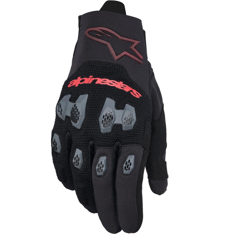 Alpinestars PRO-DURA motocrosshandsker sort-rød