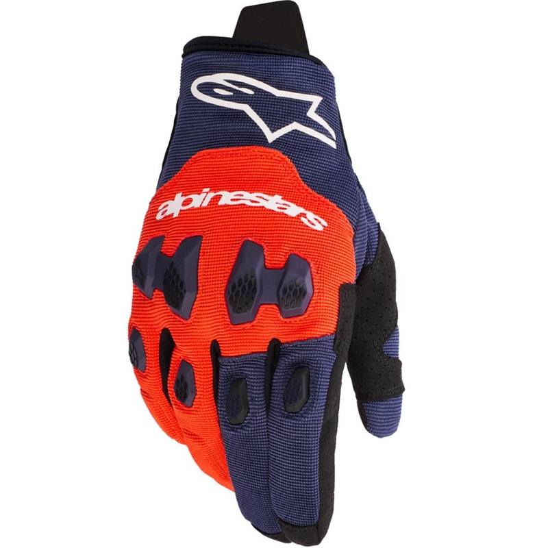 Alpinestars PRO-DURA blå-orange-hvide motocrosshandsker