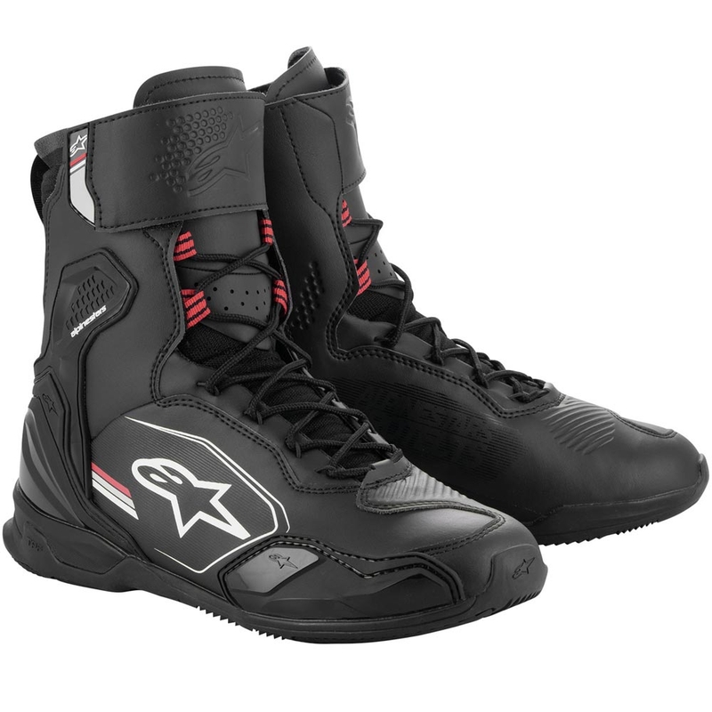 Alpinestars Superfaster motorcykelstøvler sort-grå-rød