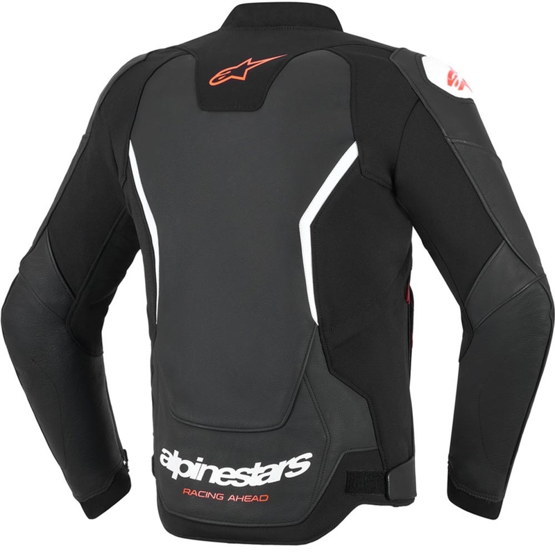 Alpinestars GP Force V2 lædermotorcykeljakke sort-hvid-rød