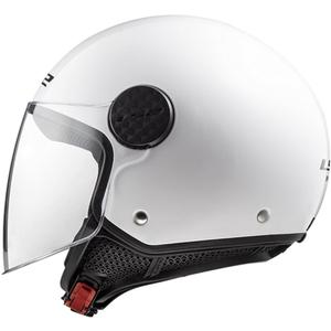 Åben motorcykelhjelm LS2 OF558 Sphere II Ensfarvet hvid