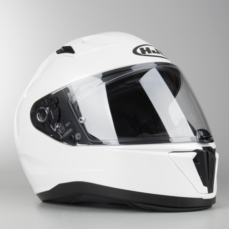 Integrální přilba na motorku HJC i70 bílá lesklá