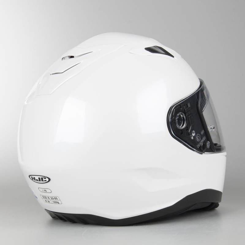 Integrální přilba na motorku HJC i70 bílá lesklá