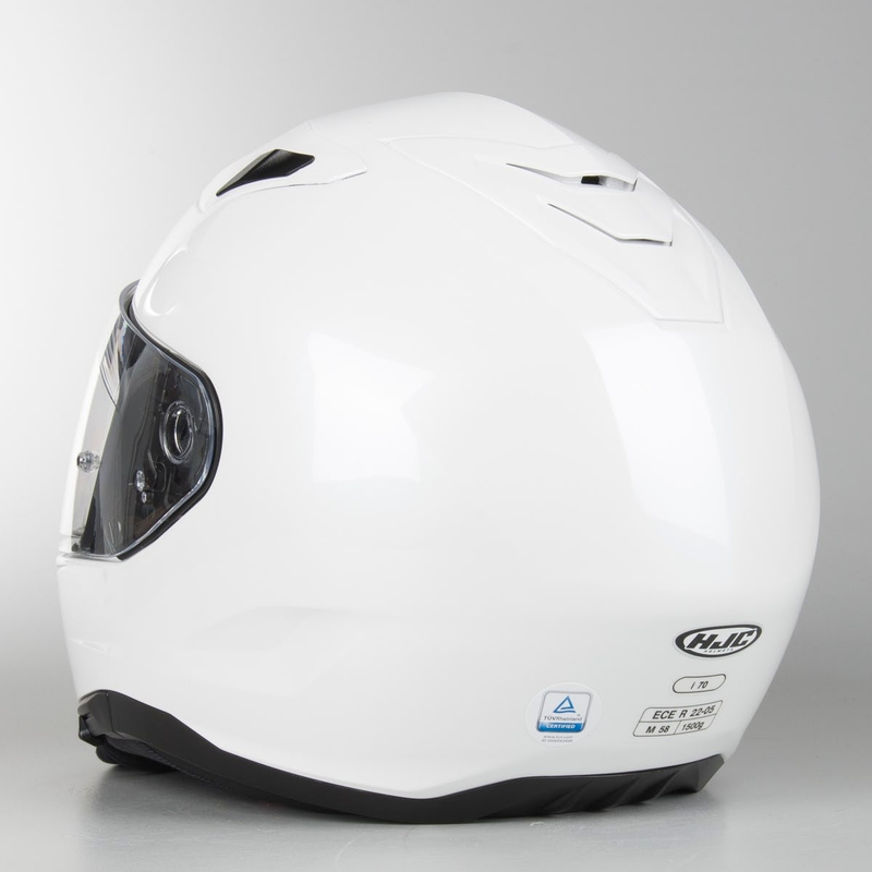 Integrální přilba na motorku HJC i70 bílá lesklá