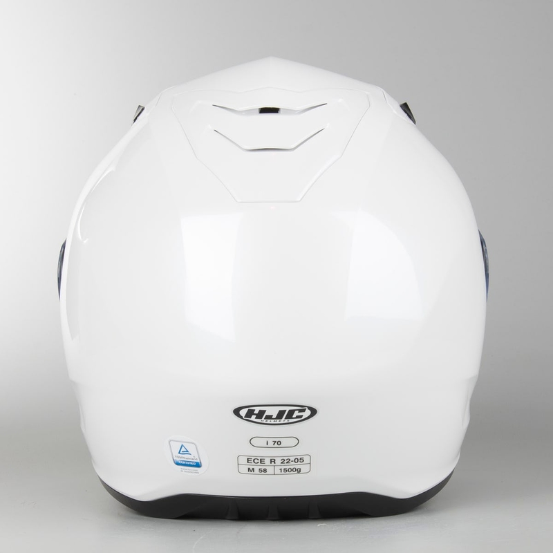Integrální přilba na motorku HJC i70 bílá lesklá