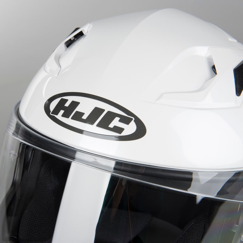 Integrální přilba na motorku HJC i70 bílá lesklá