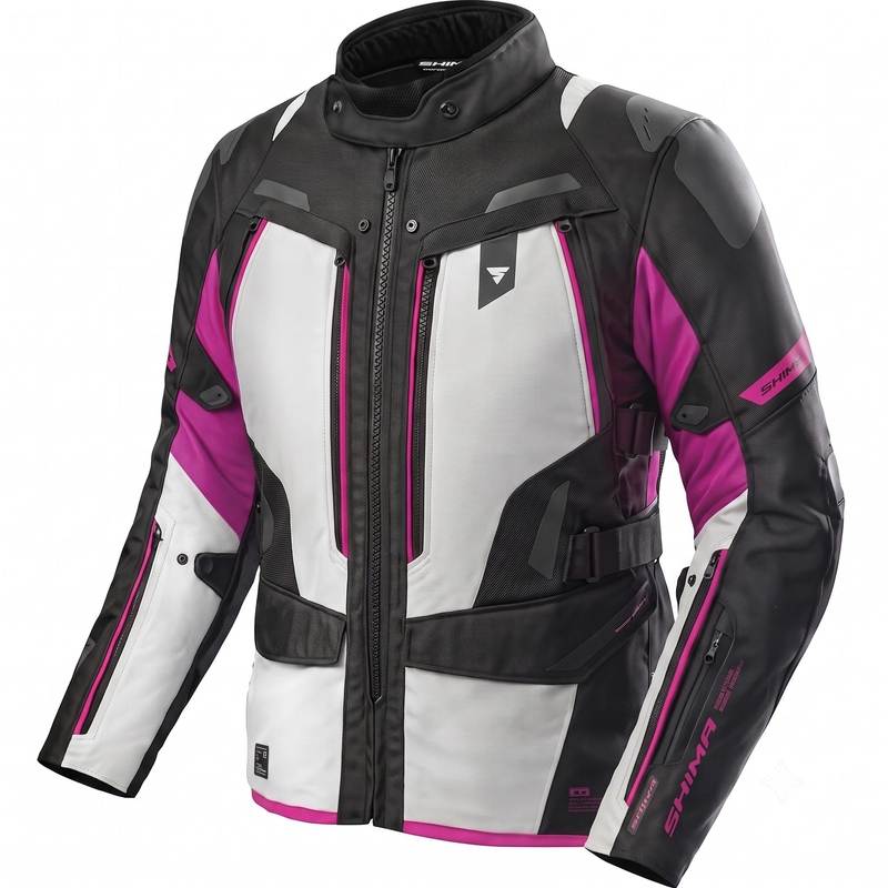 Dame motorcykeljakke Shima Dune 2.0 pink