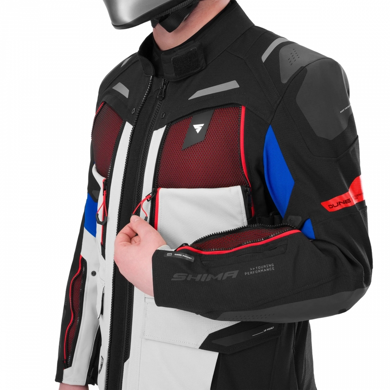 Shima Dune 2.0 motorcykeljakke blå