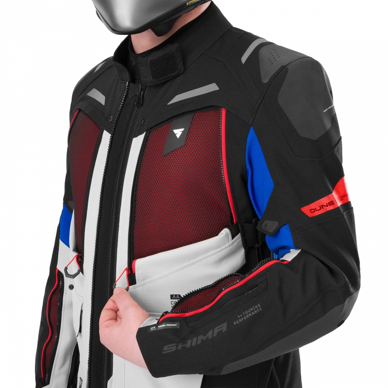 Shima Dune 2.0 motorcykeljakke blå