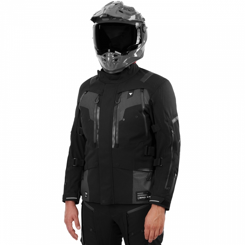 Shima Hero 3.0 motorcykeljakke sort