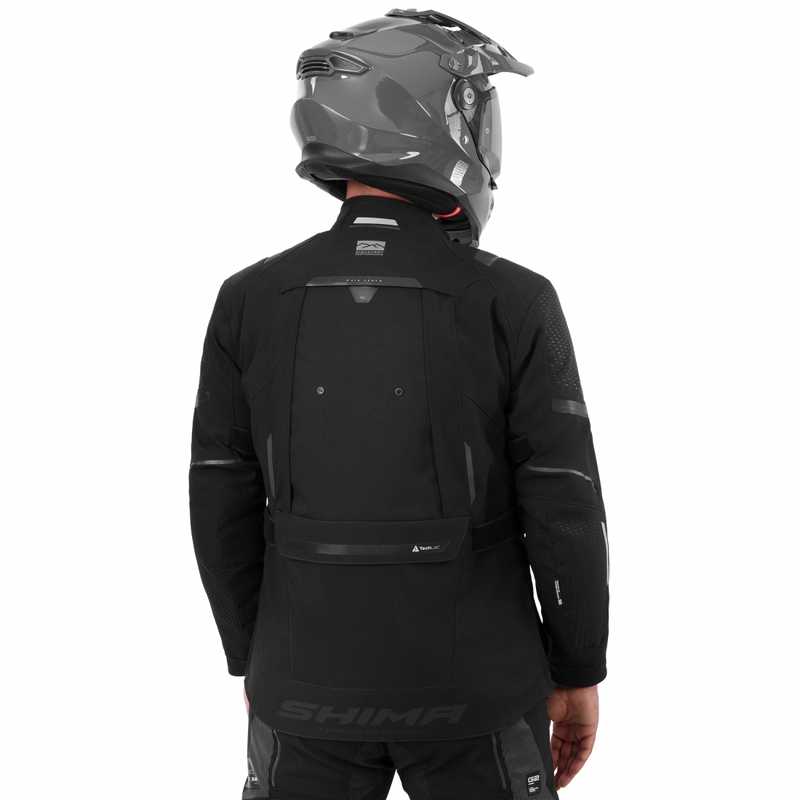 Shima Hero 3.0 motorcykeljakke sort