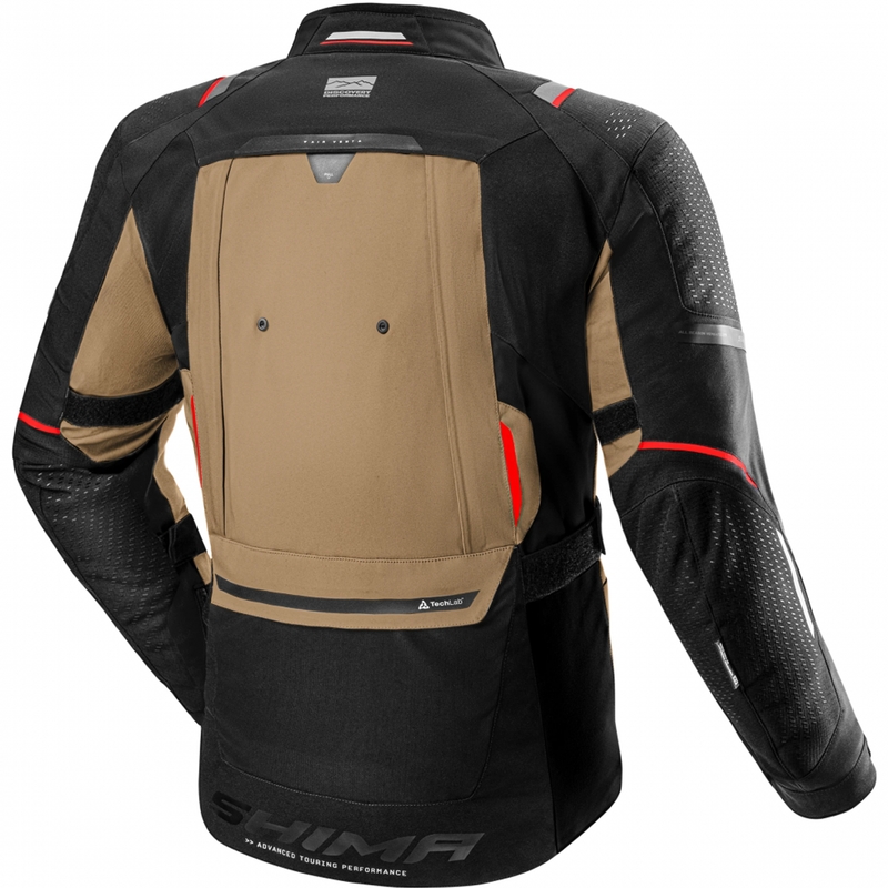 Shima Hero 3.0 motorcykeljakke brun