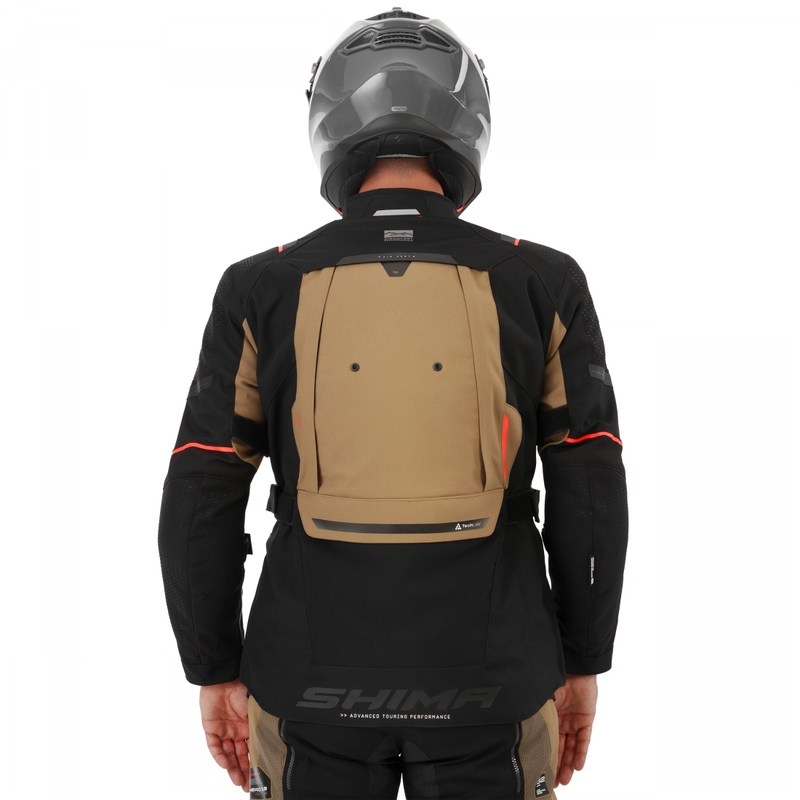 Shima Hero 3.0 motorcykeljakke brun