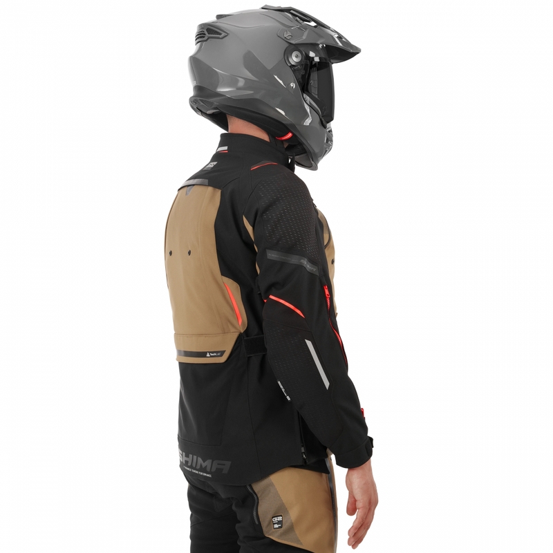 Shima Hero 3.0 motorcykeljakke brun
