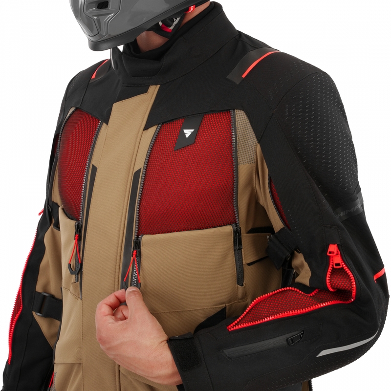 Shima Hero 3.0 motorcykeljakke brun